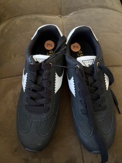 Guess Black and White Low-Top Sneakers