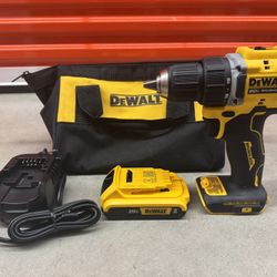 DEWALT ATOMIC 20-Volt Lithium-Ion Cordless Compact 1/2 in. Drill/Driver Kit with 2.0Ah Battery