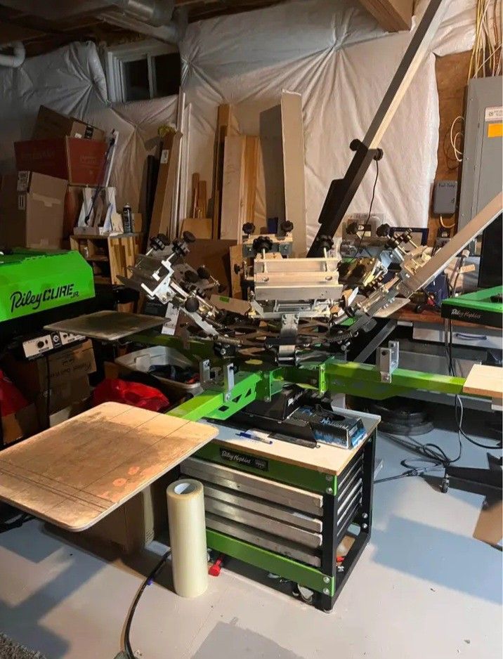 Riley Hopkins 250 Screen Printing Equipment