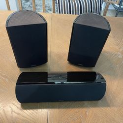 Definitive Technology ProMonitor 1000-2-Way Satellite or Bookshelf Speaker & Center Speaker for Home Theater, at Par with Any Large Speaker