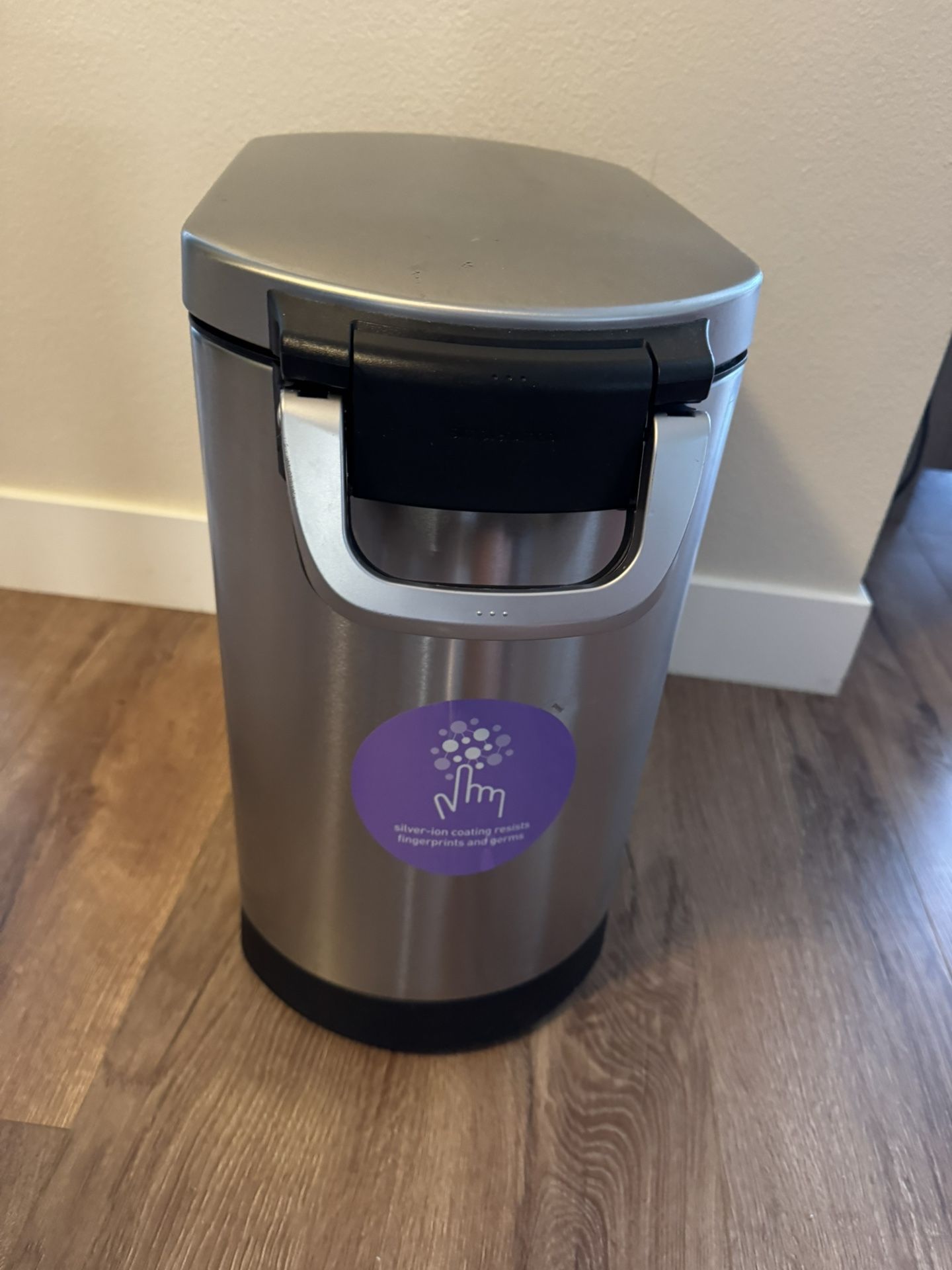 The Simplehuman Medium Steel Pet Food Storage Container