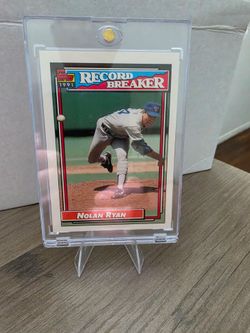 1992 Topps Nolan Ryan Record Breaker Baseball Card
