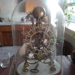 Victorian Skeleton Fuse Clock