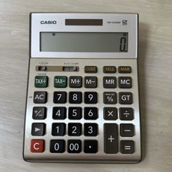 Casio DM-1200BM Desktop Financial Calculator with Extra Large 12-Digit Display