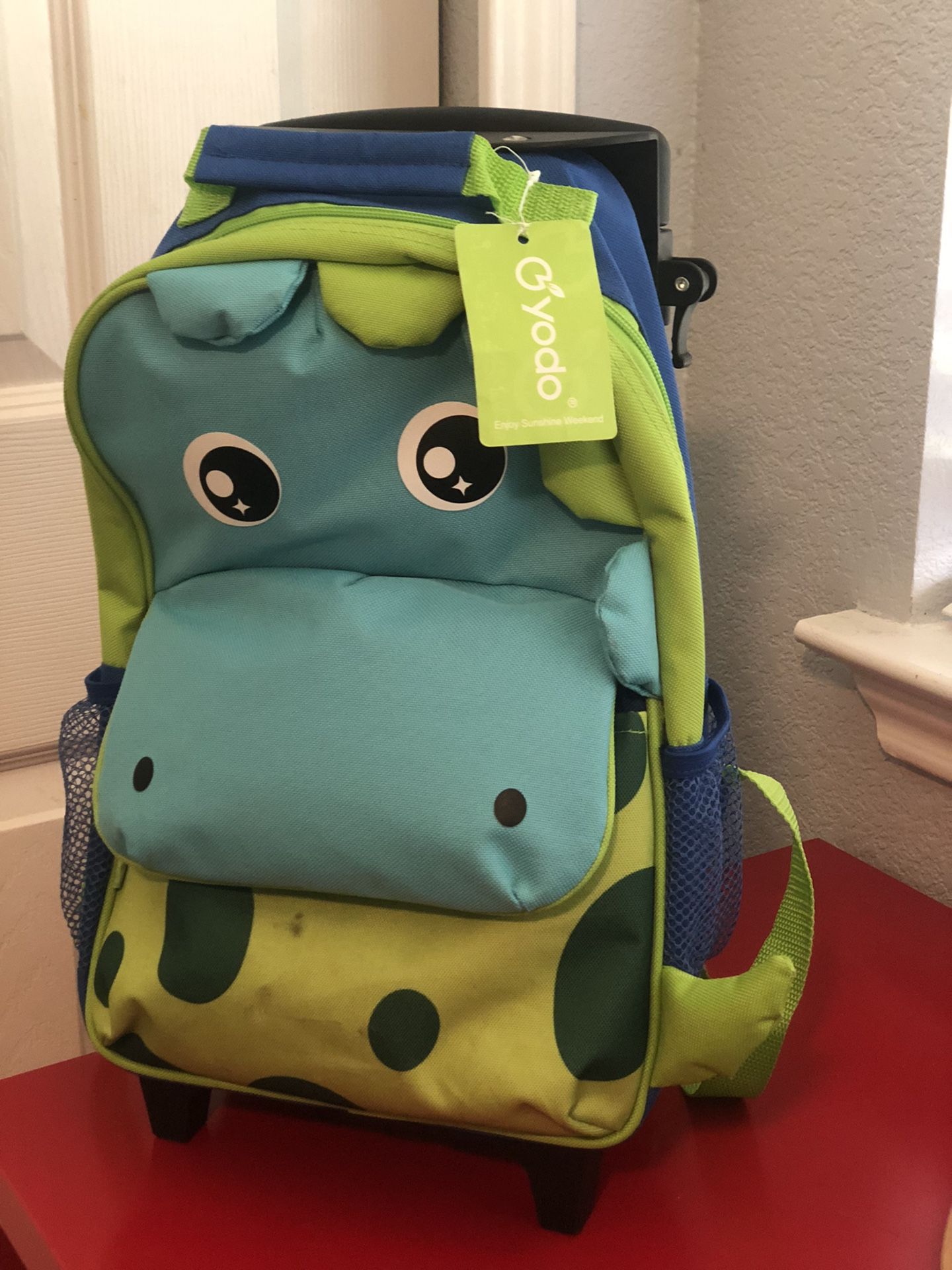 backpack with rollers