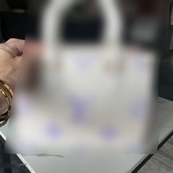 High-End Monogram Coated Canvas Tote – Like New