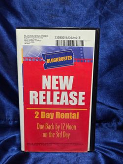 Blockbuster VHS and Blockbuster DVD
