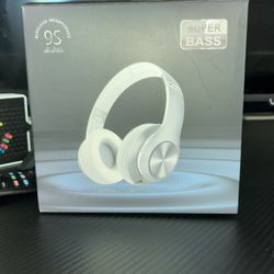 Super Bass Headphones Silver