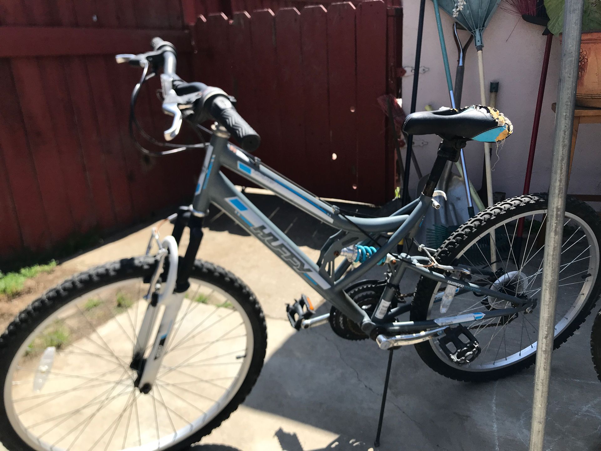 Trailer Runner Women Mountain Bike gray/blue! Like new!