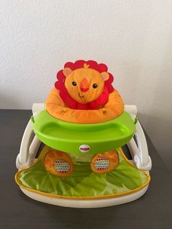 Fisher-Price Lion Baby Sit-Me-Up Floor Seat w/ Tray – $25