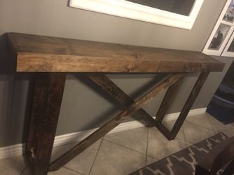 Handmade console table