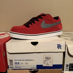 Nike Sb Paul Rodriguez 2.5 “Sport Red” Sz 10.5
