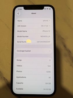 iPhone 12 64GB Black