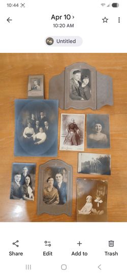 Antique Photos. Late 1800-early 1900s