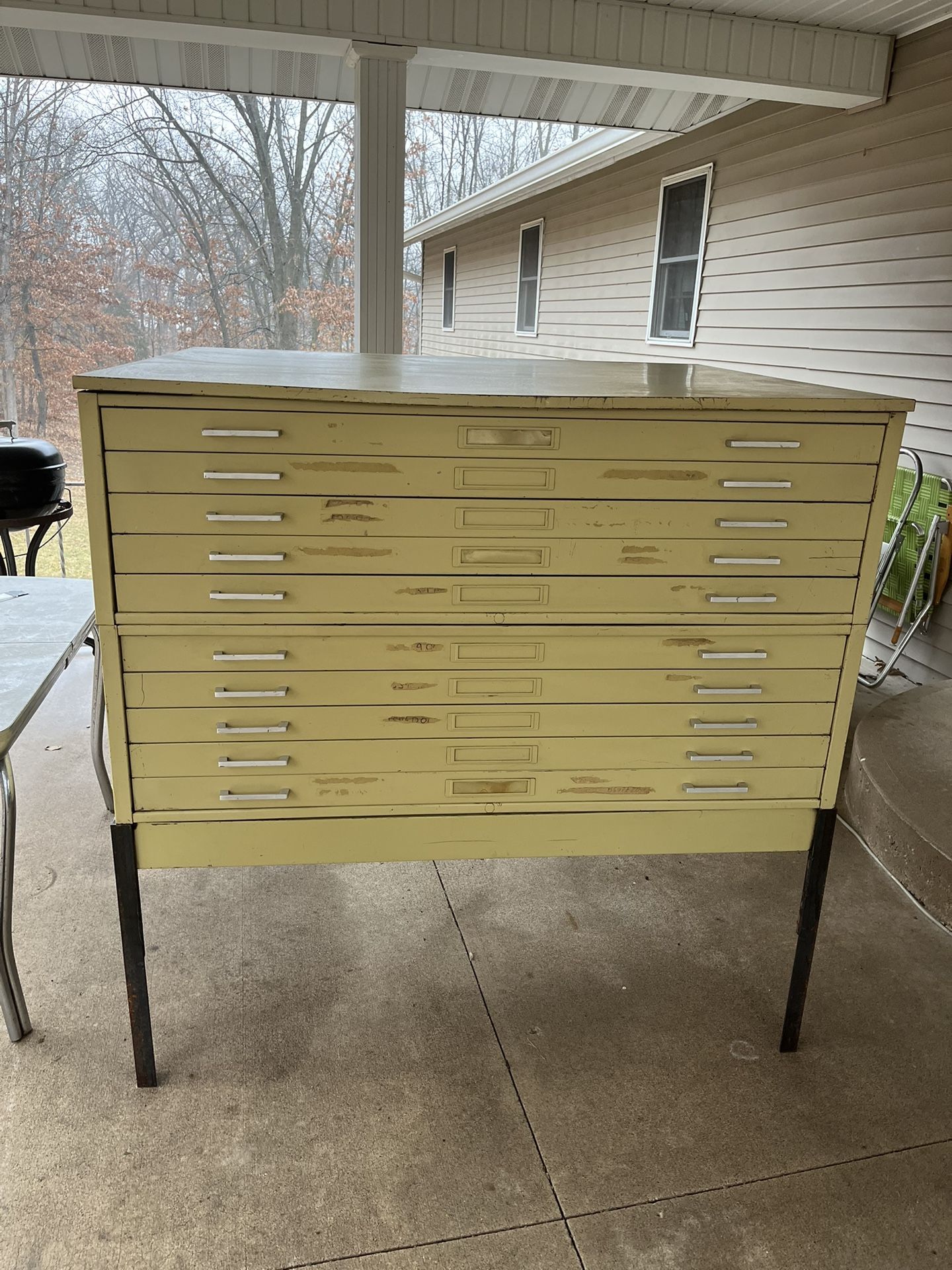 Metal Blueprint Cabinet -Hamilton Industries