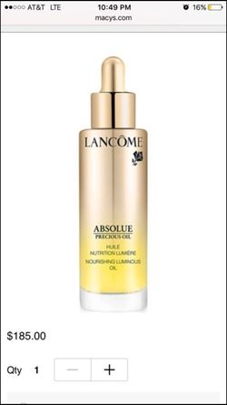 lancôme precious oil