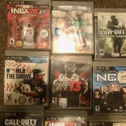 10 Assorted PS3 Games 