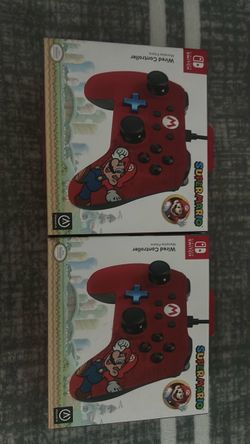 PowerA Super Mario Wired Controller for Nintendo Switch (x2)