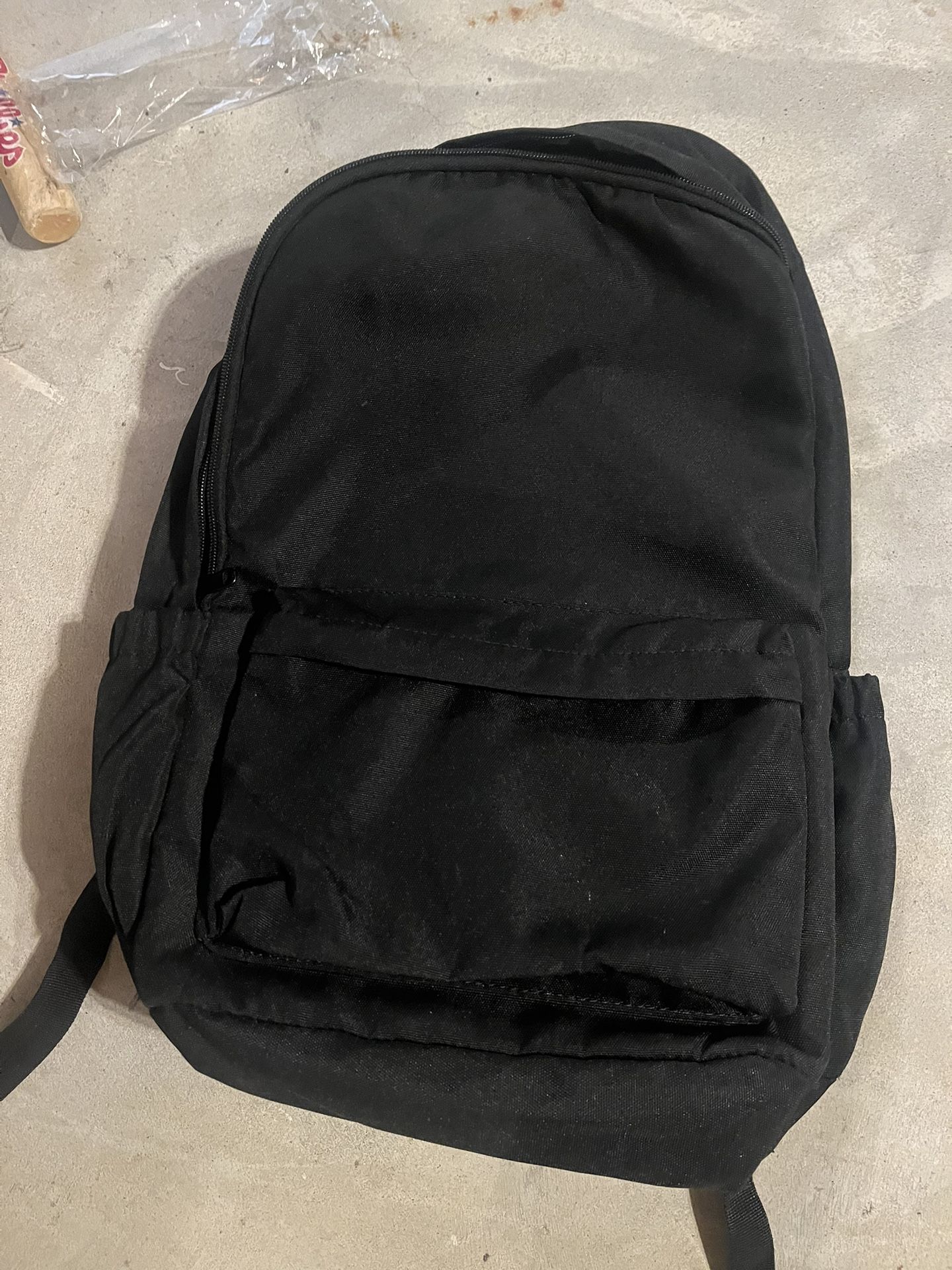 Black backpack