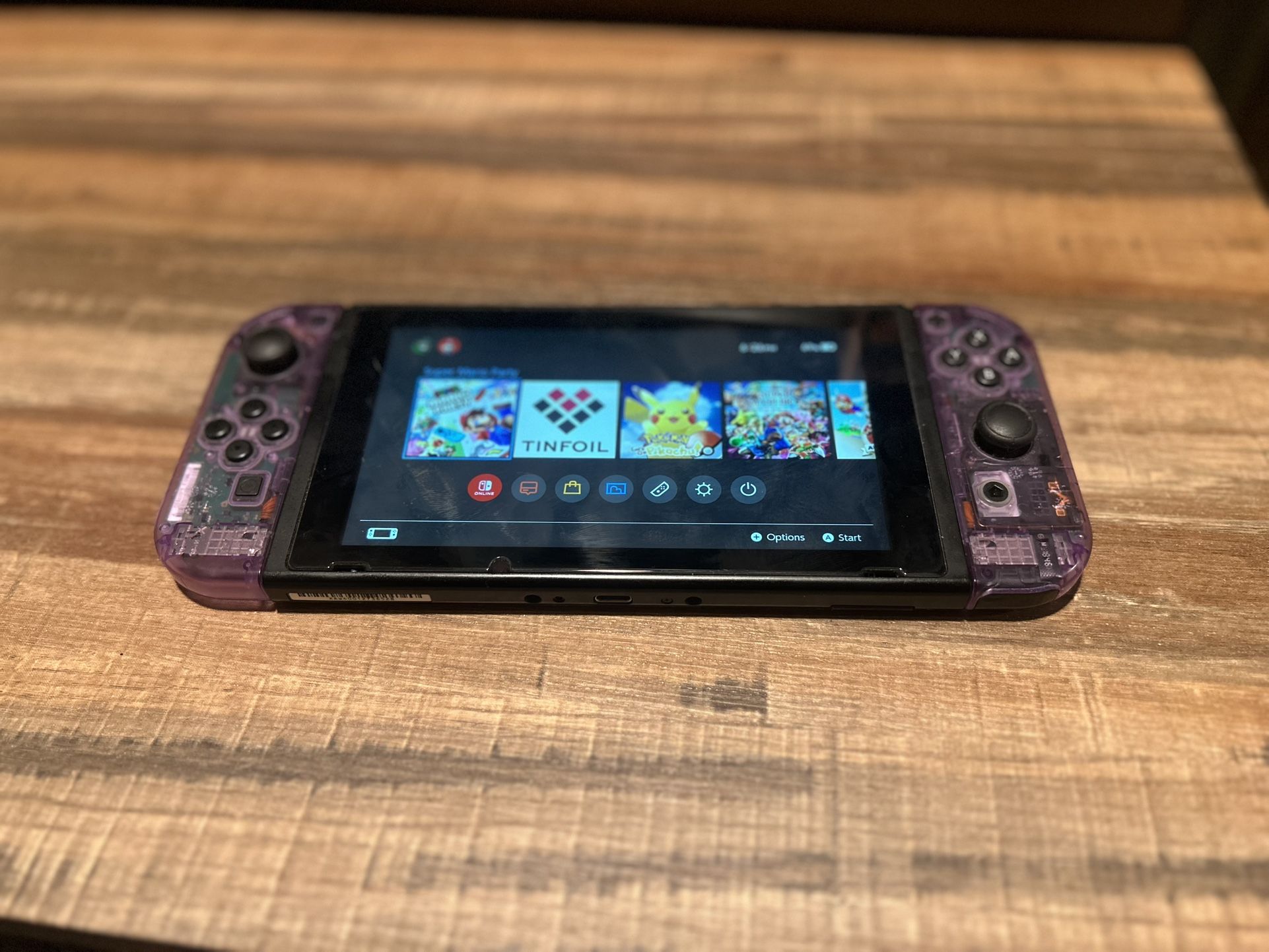 Nintendo Switch V1 Model With 128 GB Card