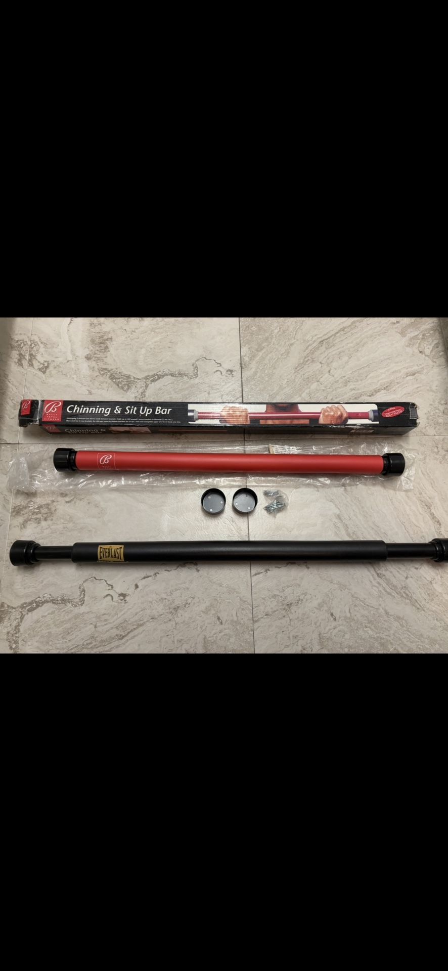 2 Brand New Pull Up Bars Great Quality    Weights Dumbbells Barbell Carhartt Patagonia.  Nike Knicks Jersey Jacket Jordan Sneakers Yankees Mets Jets 