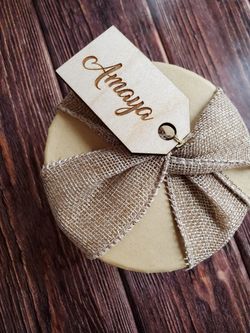Personalized Wooden Tags