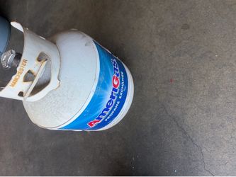 Gas propane tank empty