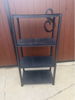 Plastic shelves