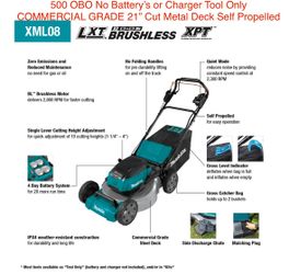 Makita Self Propelled Lawn Mower
