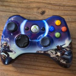 Microsoft Xbox 360 Controller Halo 3 Todd McFarlane Spartan Limited Edition. Never Used 