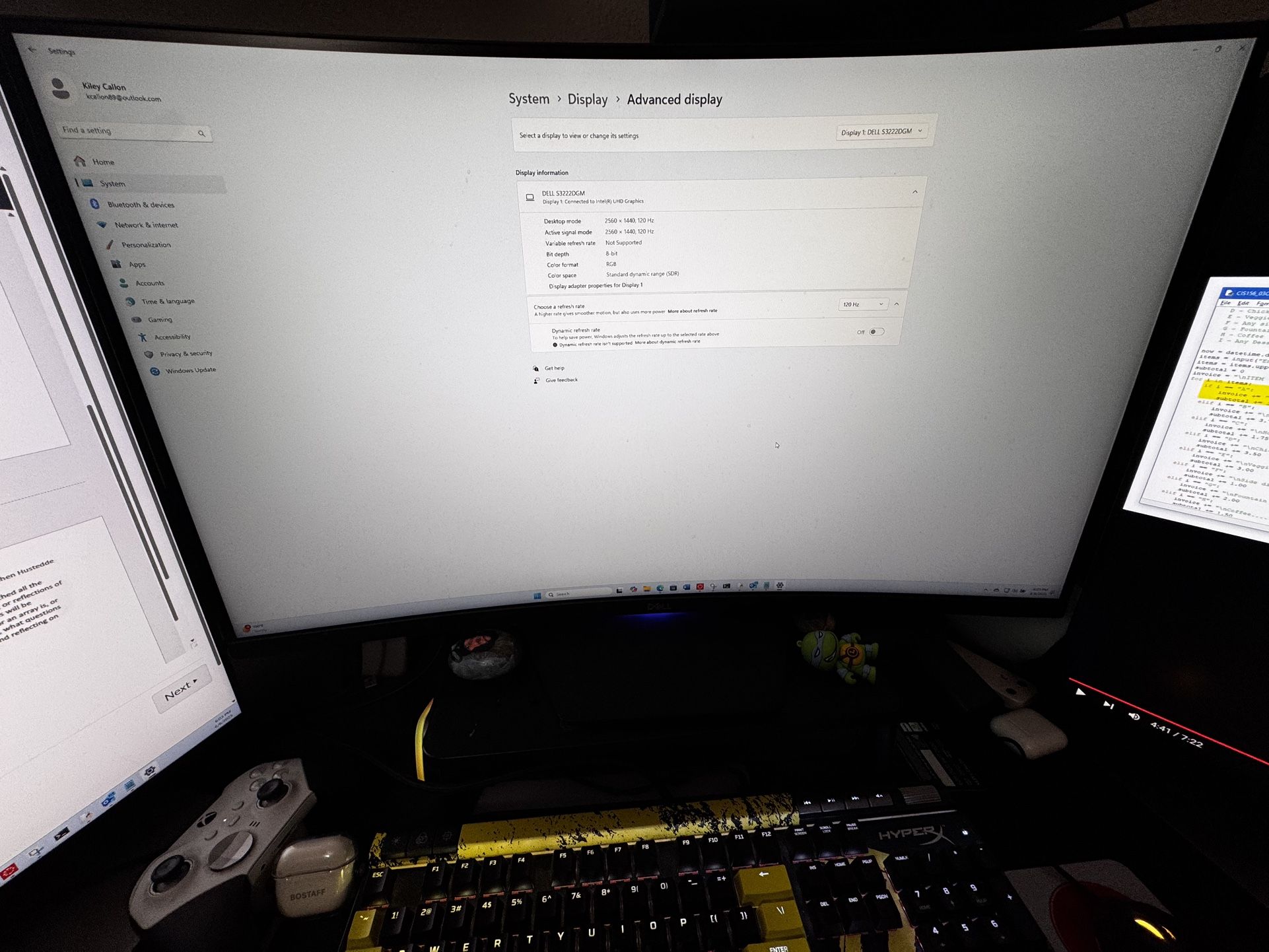 Dell 32 Curved Gaming Monitor – S3222DGM