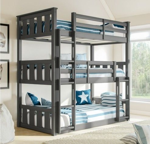 New 3 Twin Beds Can Be  Bunk Beds  Or Triple Bunkbeds Too