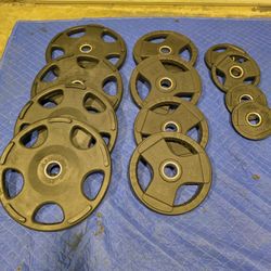 Commercial grade Olympic Weight set 330 pounds Hampton Tag