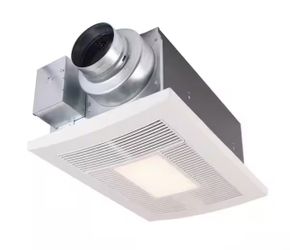Panasonic WhisperWarm DC 50-80-110 CFM Ceiling Exhaust Fan with LED Light/Night Light and Heater