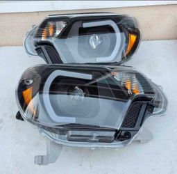 12-15 Toyota Tacoma LED DRL Projector
Headlights Luces Focos Micas Faros Faroles Headlamps