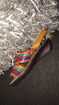 Huaraches de colores