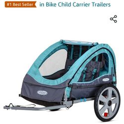 Bike Trailer For 2 Kids In Excellent Condition 