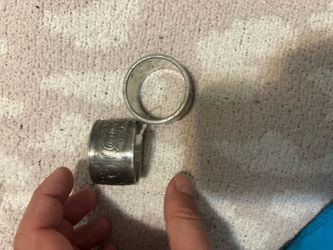 Vintage Pewter Napkin Rings – Set of 2