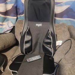 Portable Heated Shiatsu Back/Neck/Waist Massager Chair Pad