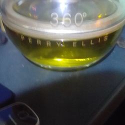 Vintage 30+ Years Unopened Perry  Ellis 360 Crystal Ball Cologne 
