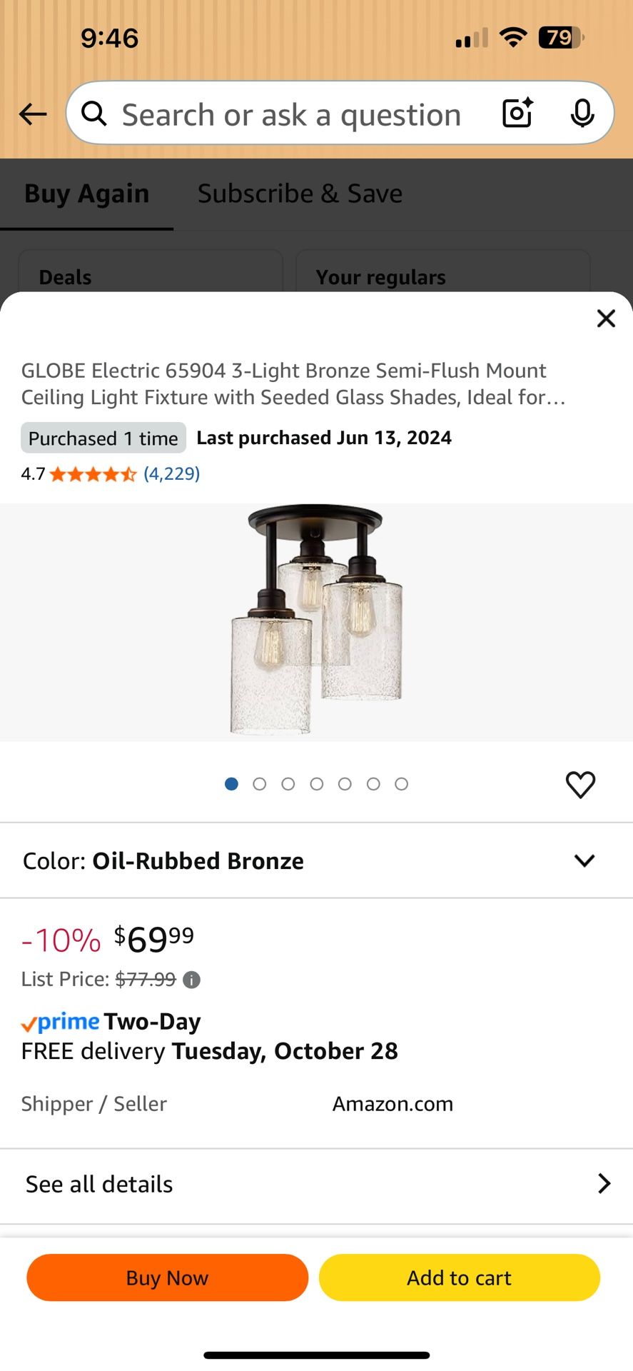 Ceiling Lamp Lámpara