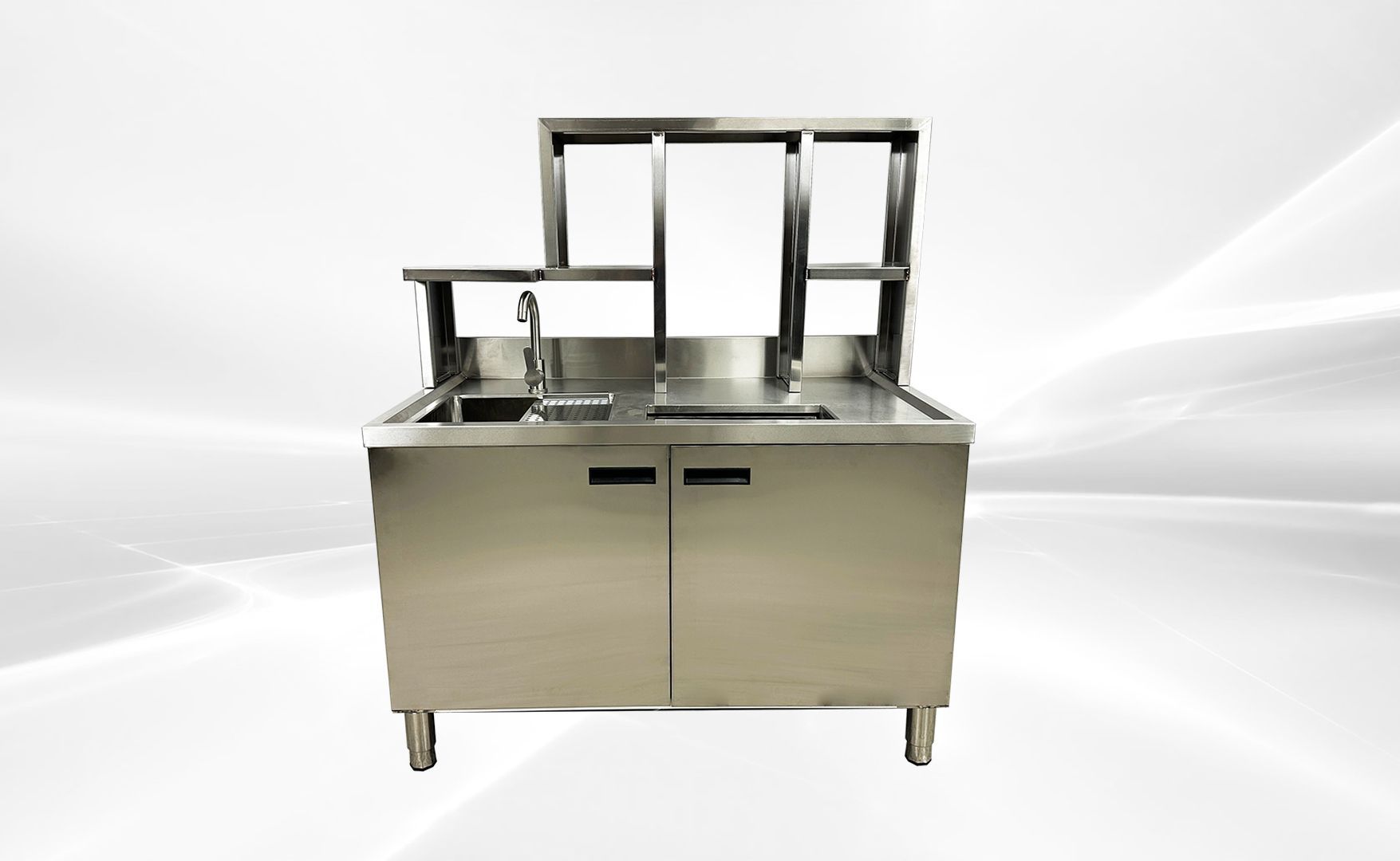 NSF 48 in Bar Bubble Tea WorkStation Hot Cold Water HT-M-1200
