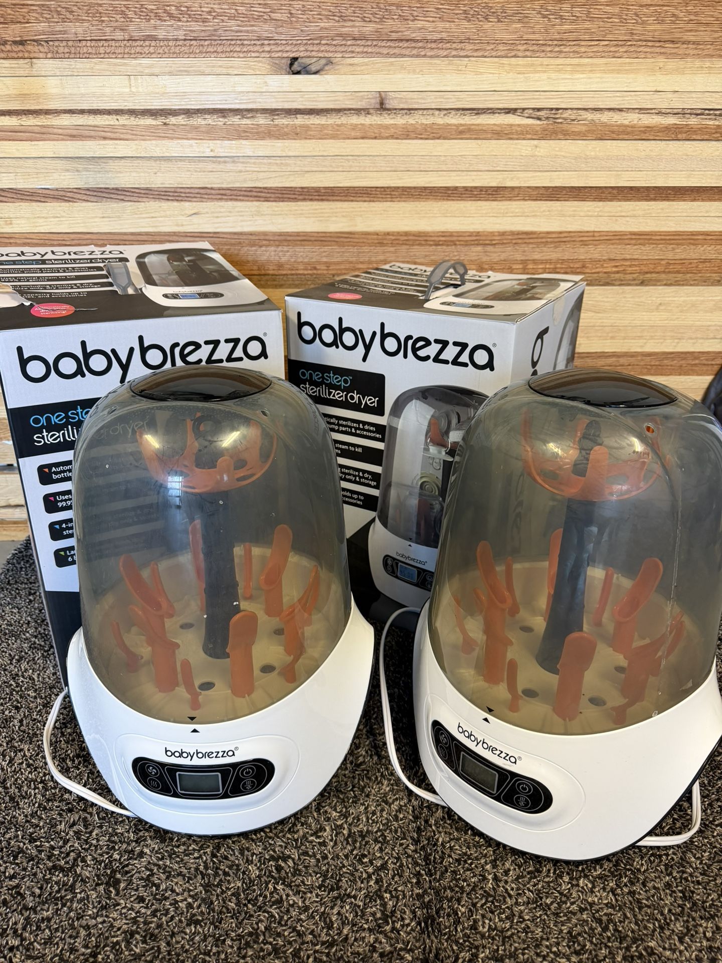 1-4 Baby Brezza Baby Bottle Sterilizer and Dryer Machine 