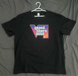 GRAND THEFT AUTO VI GTA 6 T-SHIRT DOUBLE SIDED (XXL) 💯% COTTON & BRAND NEW!  🥶
