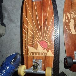 Hand Carved ARNIKO Skate Boards