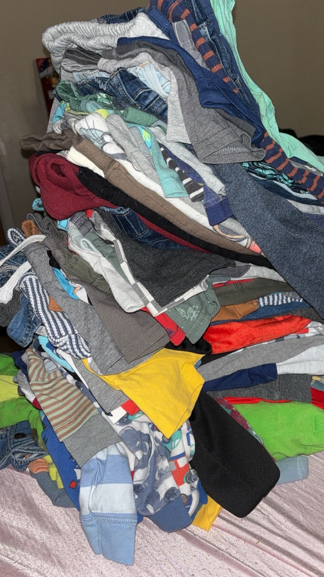 Boy Clothing & 1 Pair Of Shoes