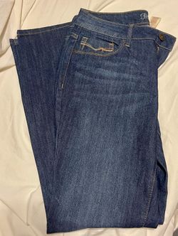 NWOT Dark Wash Faded Glory Boot Cut Jeans 