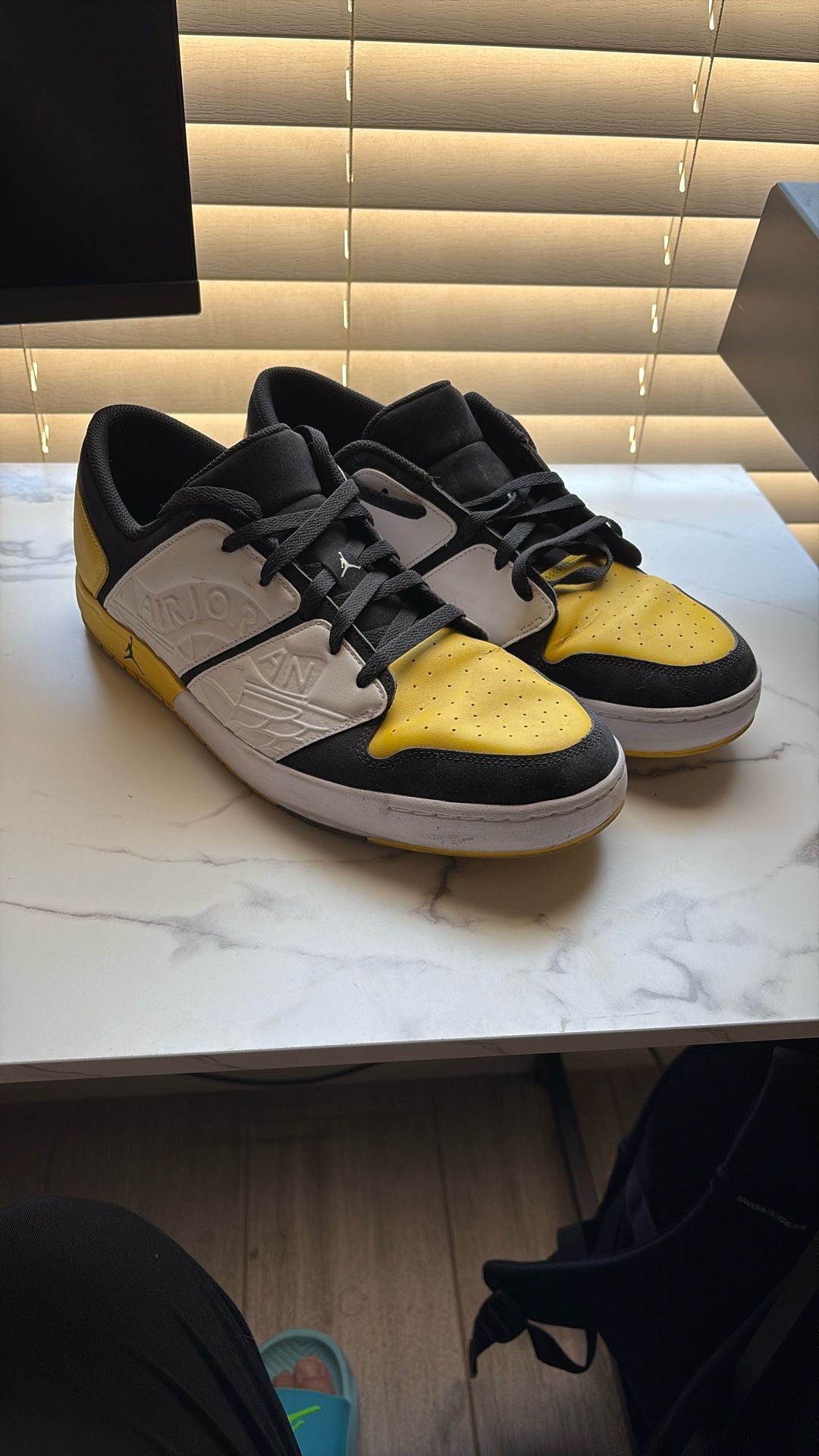 Air Jordans - Like New - Size 13 - Yellow/Black/White