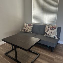 Couch and coffee table(Free cushions)