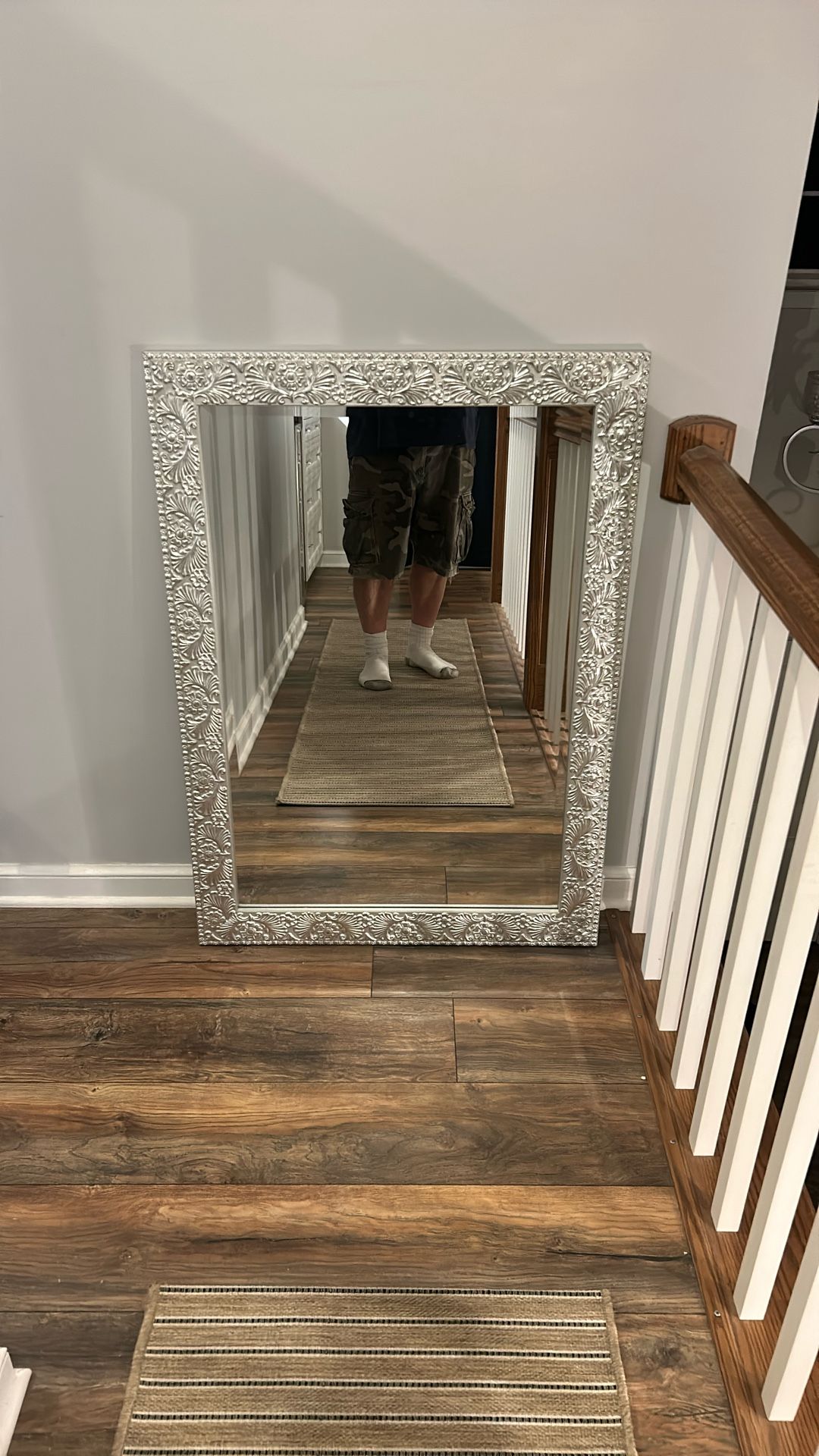 Large Heavy Duty Silver Wall Mirror